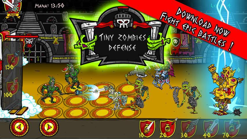 Tiny Zombies defense截图1