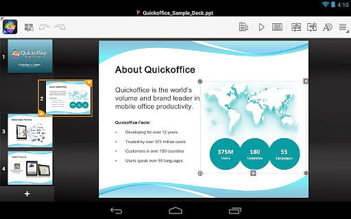 Quickoffice移动办公截图1
