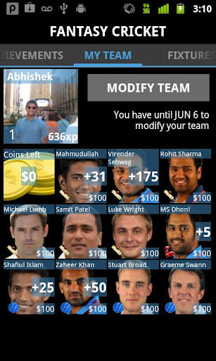 Fantasy Cricket截图1