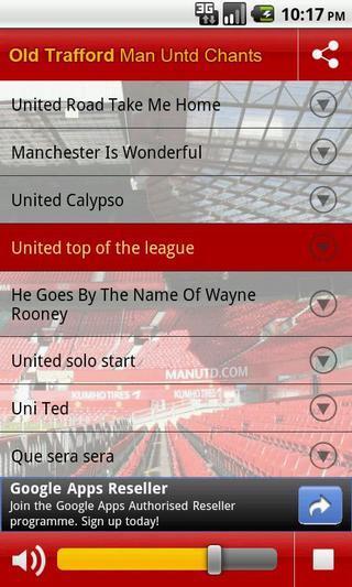 Old Trafford Manchester Chants截图4