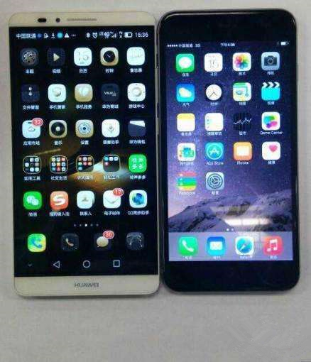 华为2015最新款手机Mate7 叫板iPhone6 plus
