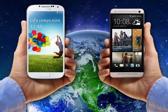 手机颠峰对决 三星S4 VS HTC One