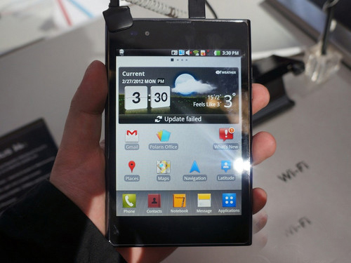 LG双核5英寸大屏手机F100L报价1450元
