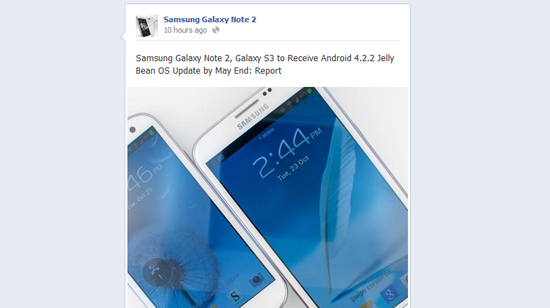 三星将发布Galaxy Note 2和Galaxy S 3安卓4.2