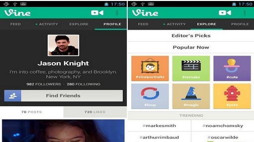 6秒短片制作应用《Vine视频分享》Android版发布