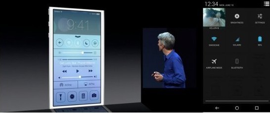 iOS 7与Android4.2各项功能之间的对比