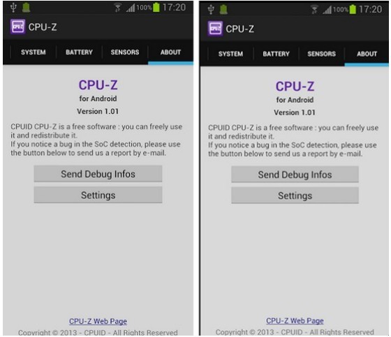 免费CPU检测软件CPU-Z登陆Android平台