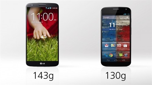 旗舰手机间的较量 LG G2与摩托罗拉Moto X对比分析