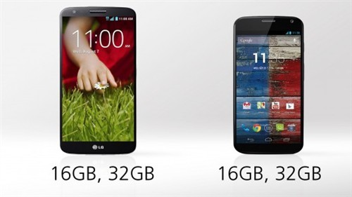 旗舰手机间的较量 LG G2与摩托罗拉Moto X对比分析