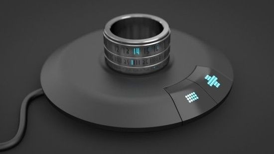 Ring Clock概念产品 可以戴在手指上的手表