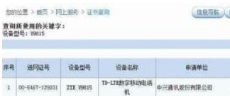 中兴等四款手机获国内首批TD-LTE网证 手机将进入4G时代