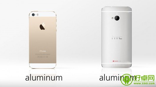 铝合金手机的较量：iPhone 5S VS HTC One