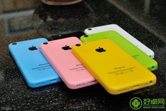 iPhone 5C六款颜色模型机照片赏析