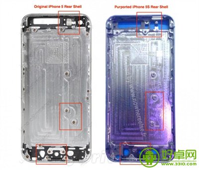iPhone 5S内部构造曝光 Home键重新设计
