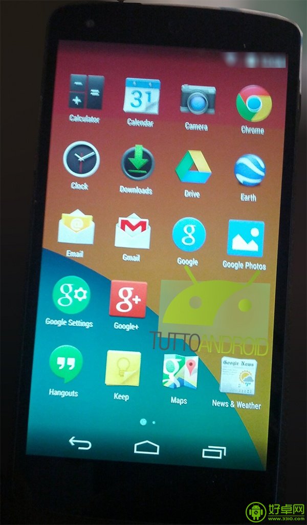 Android 4.4 界面截图