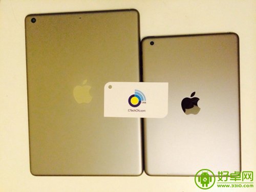 iPad 5和iPad mini 2“土豪金”版真机谍照曝光