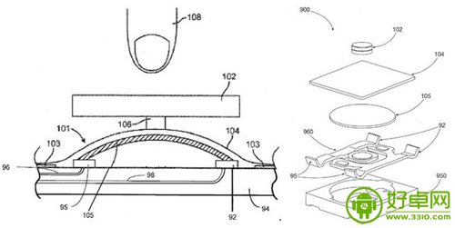 苹果新专利显示iPhone 6采用液态金属Home键