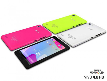 BLU Vivo 4.8 HD,四核手机