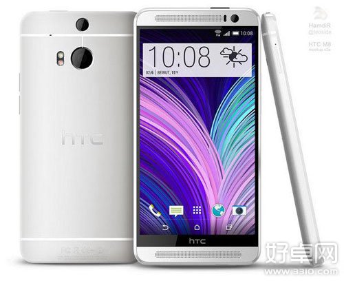 HTC M8官方渲染图曝光 虚拟按键+双镜头设计