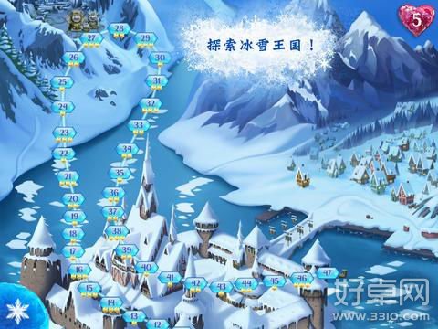 三消休闲手游《冰雪奇缘》带你领略唯美冰雪世界