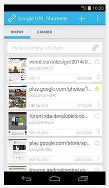 Google短链接服务以免费Android应用新面孔亮相