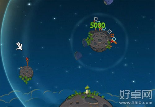 愤怒的小鸟太空版 11-15关三星通关图文攻略(三)