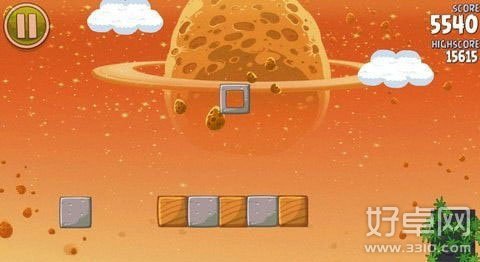 愤怒的小鸟太空版 21-25关三星通关图文攻略(五)