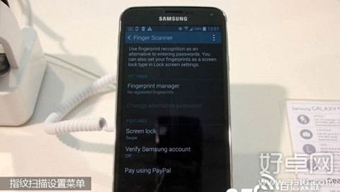 设置三星galaxy s5指纹识别的教程