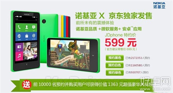 平凡但不平庸!Nokia X预售量超过300万