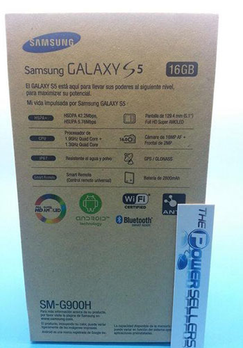 3G版三星GALAXY S5销售包装曝光 或推国行版本