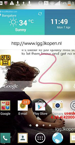 LG G3或将支持指纹识别功能 7月初正式开卖 