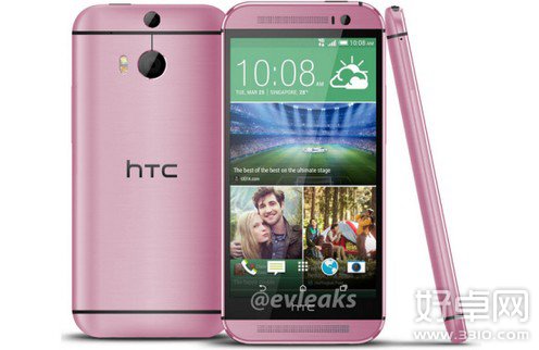 HTC One M8粉色版图片曝光 或年内发布