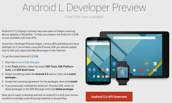 Android 5.0预览版降级教程 如何降级到Android 4.4