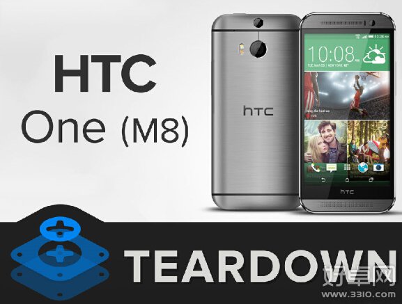 htc one m8拆机图分享 看看这手机做工如何