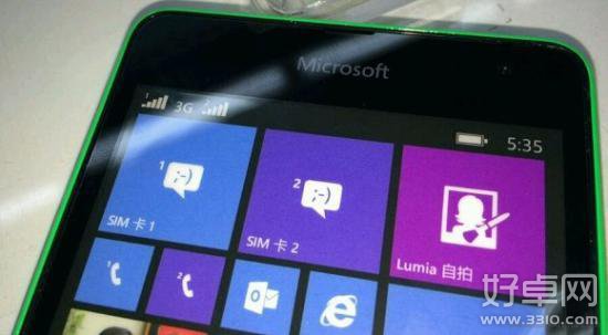 微软Lumia品牌首款智能手机Lumia 535真机图片曝光