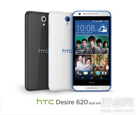 HTC中端智能机Desire 620/620G正式发布