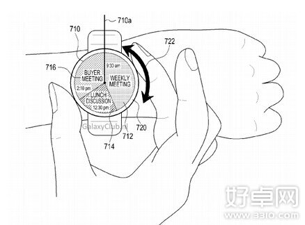 三星智能手表新专利首次曝光