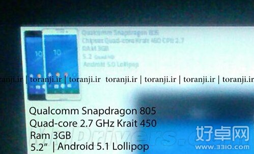 索尼新旗舰Xperia Z4或推双版本 配置有变动