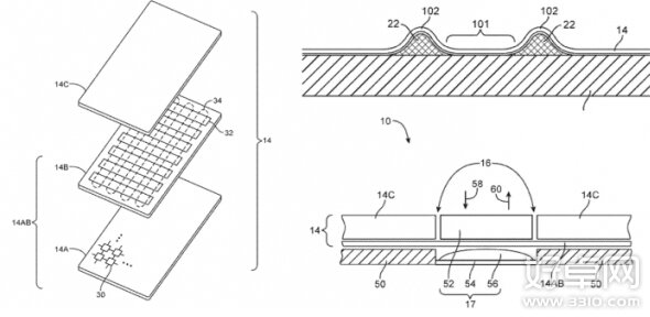 苹果申请柔性屏专利 未来屏幕可支持触觉反馈