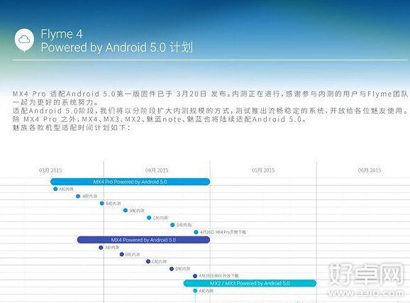 魅族安卓5.0升级计划抢先看