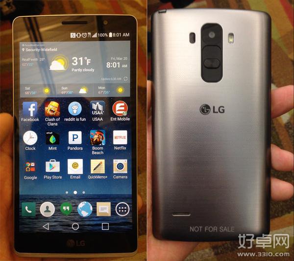 LG G4 Note带手写笔谍照曝光