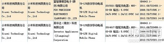 顶配版小米Note现身认证中心：旗舰不止一款