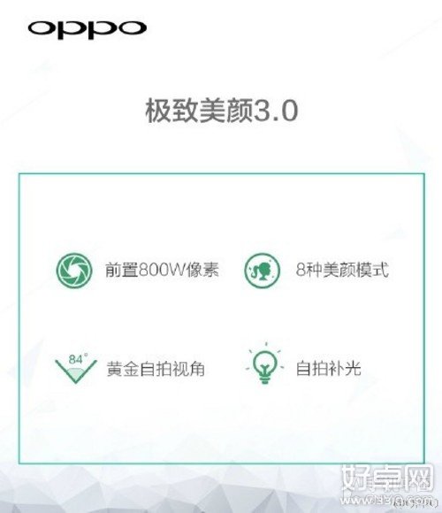 OPPO R7自拍升级:加入8种美颜新模式