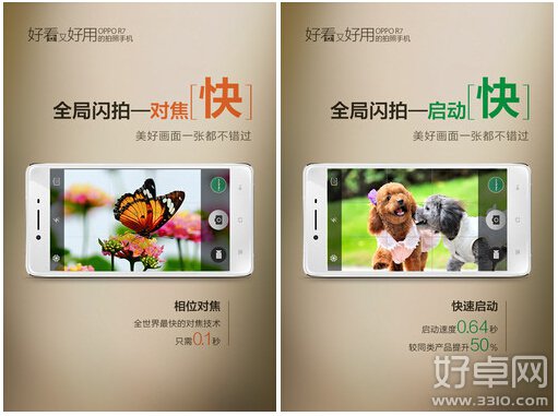 OPPO R7再曝新功能：加入全局闪拍系统