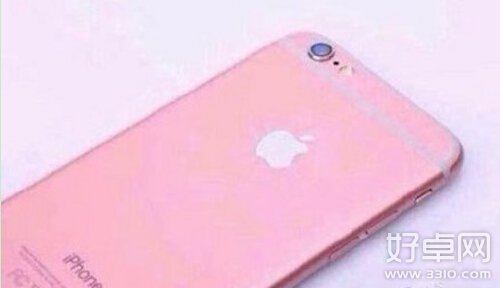 粉红iphone 6s首曝： 白条与摄像头凸出依旧