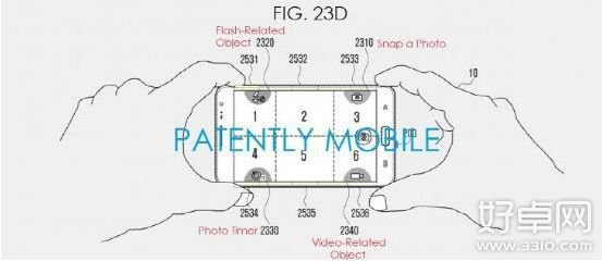 三星将申请曲面屏新专利 横向操作更方便